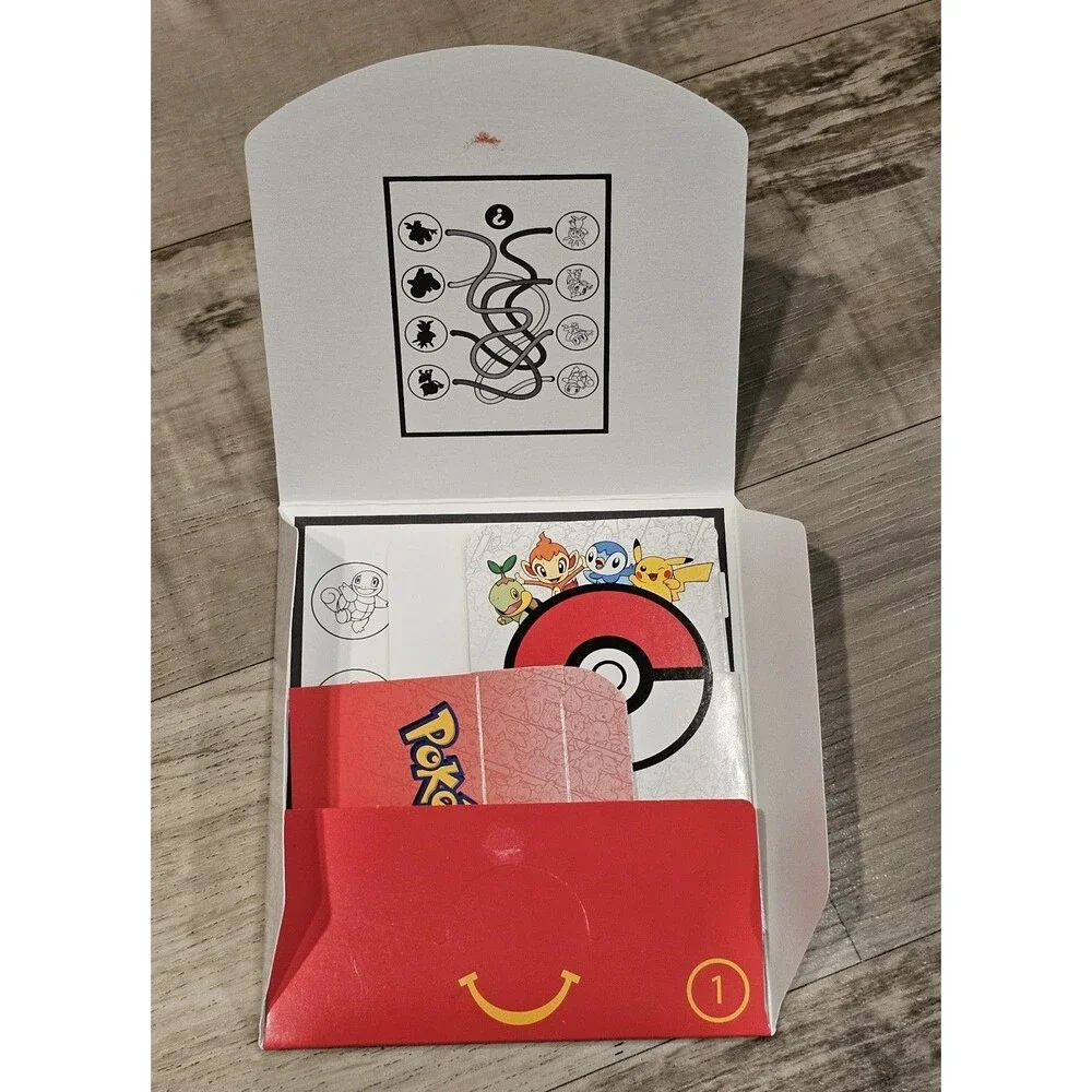 Pokemon TCG 25th Anniversary EMPTY Lot Of 8+ 3 Pack Bundle Promo McDonald's 2021